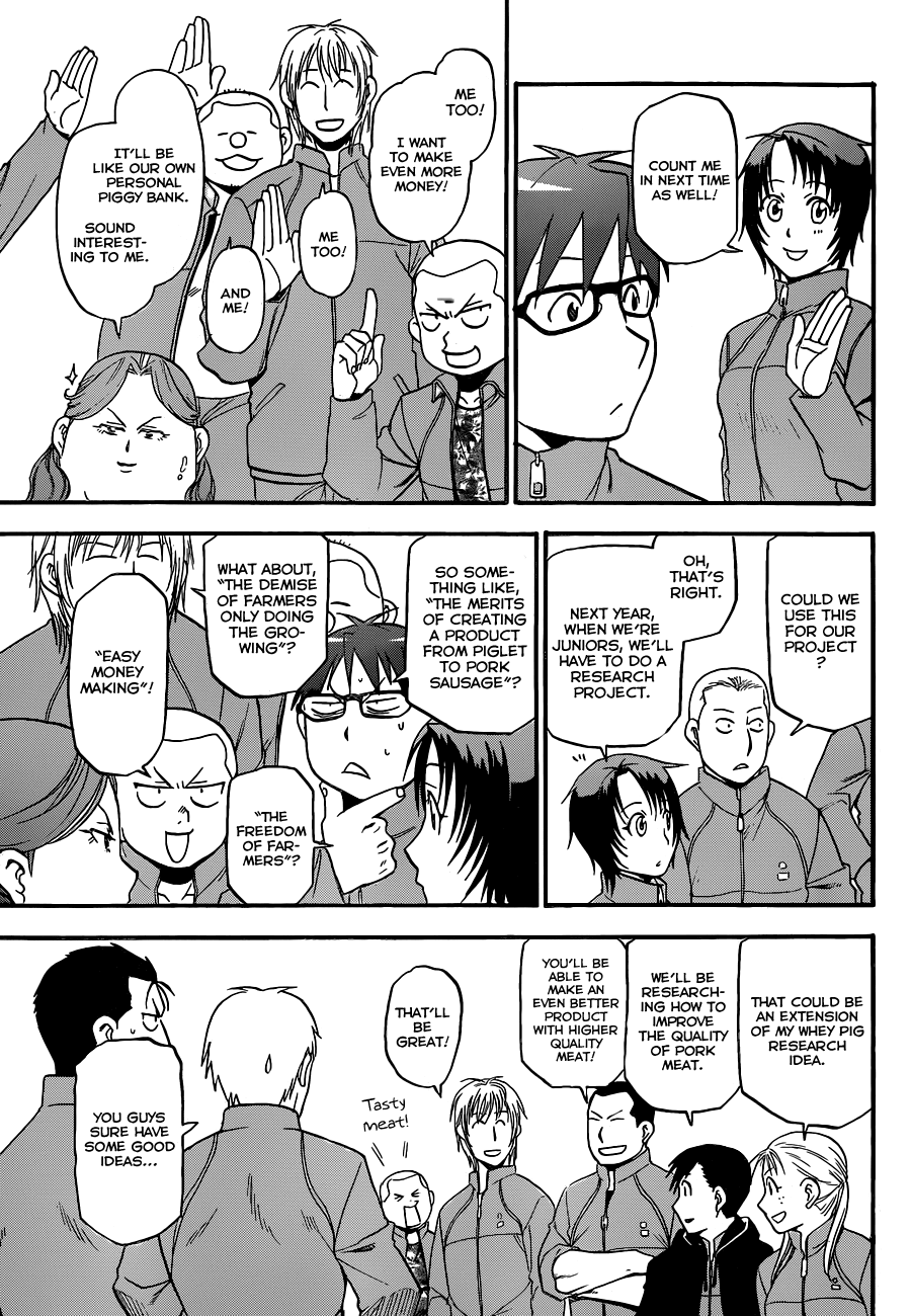 Gin no Saji Chapter 86 page 17 - Chapter 86: Winter (23)