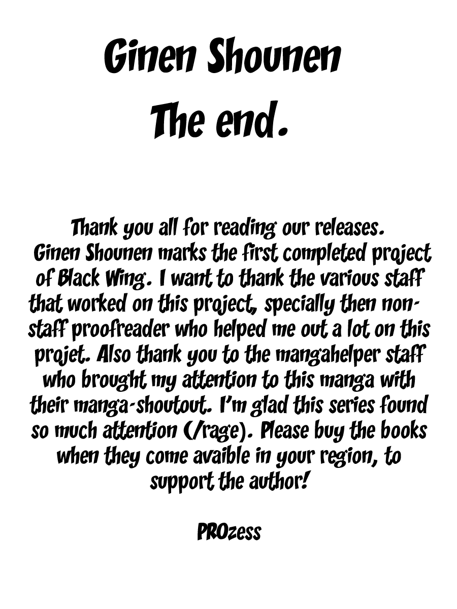Ginen Shounen Chapter 20.2 page 35 - Chapter 20 v2 : Miracle [End]