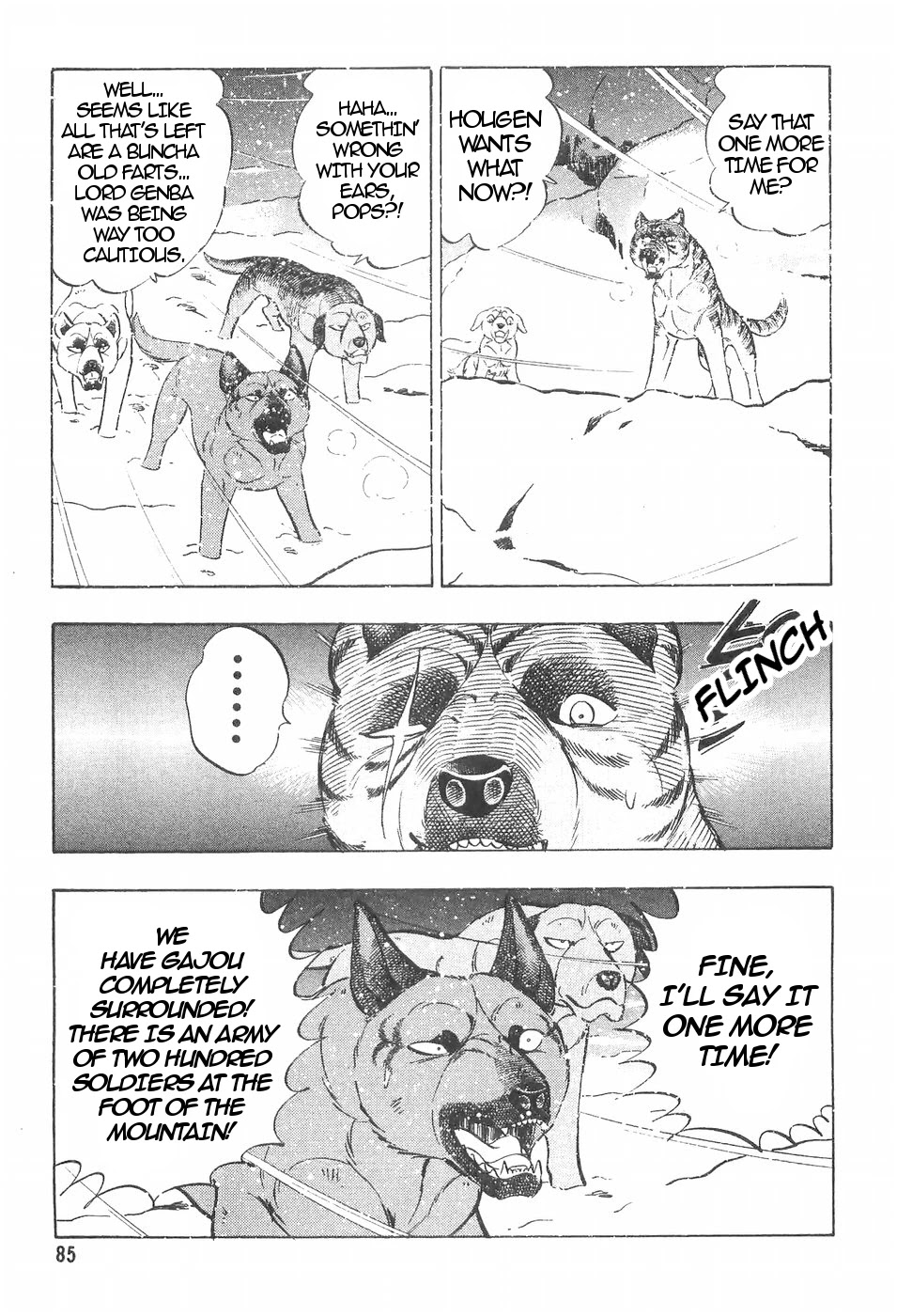 Ginga Densetsu Weed Chapter 106 page 14 - Chapter 106: Lost Shinobi Dogs
