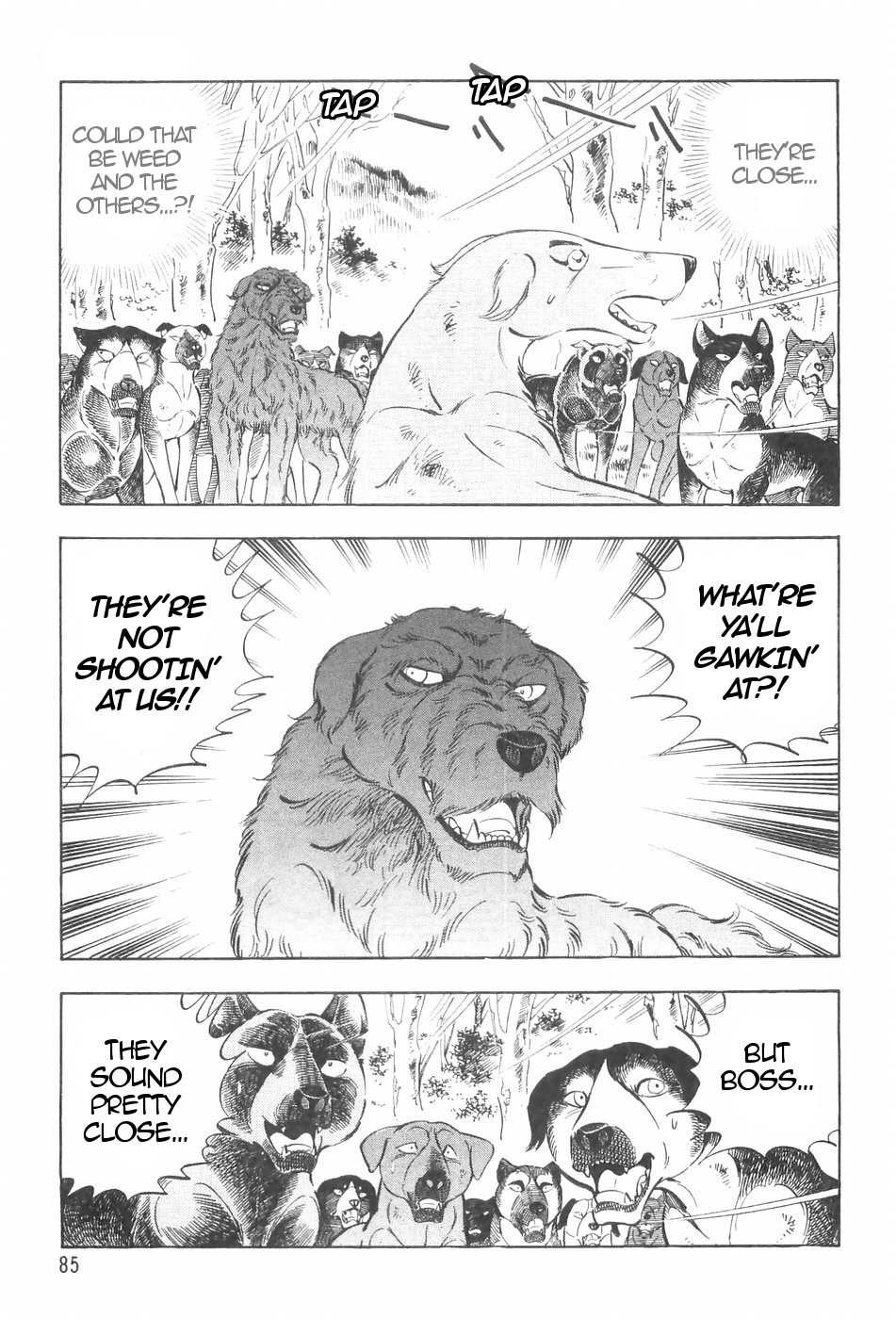 Ginga Densetsu Weed Chapter 124 page 12 - Chapter 124: Rounding up Stray Dogs