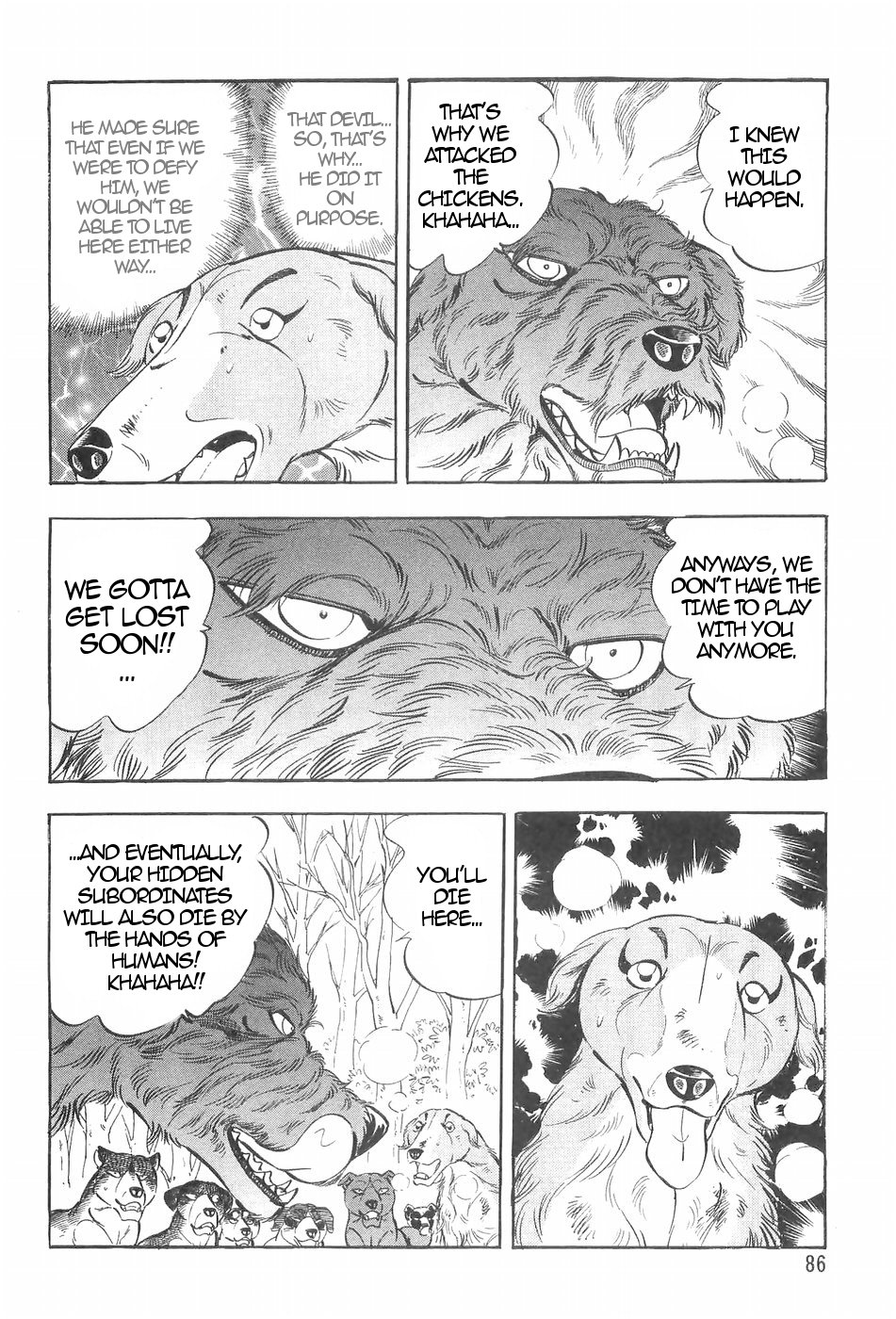 Ginga Densetsu Weed Chapter 124 page 13 - Chapter 124: Rounding up Stray Dogs