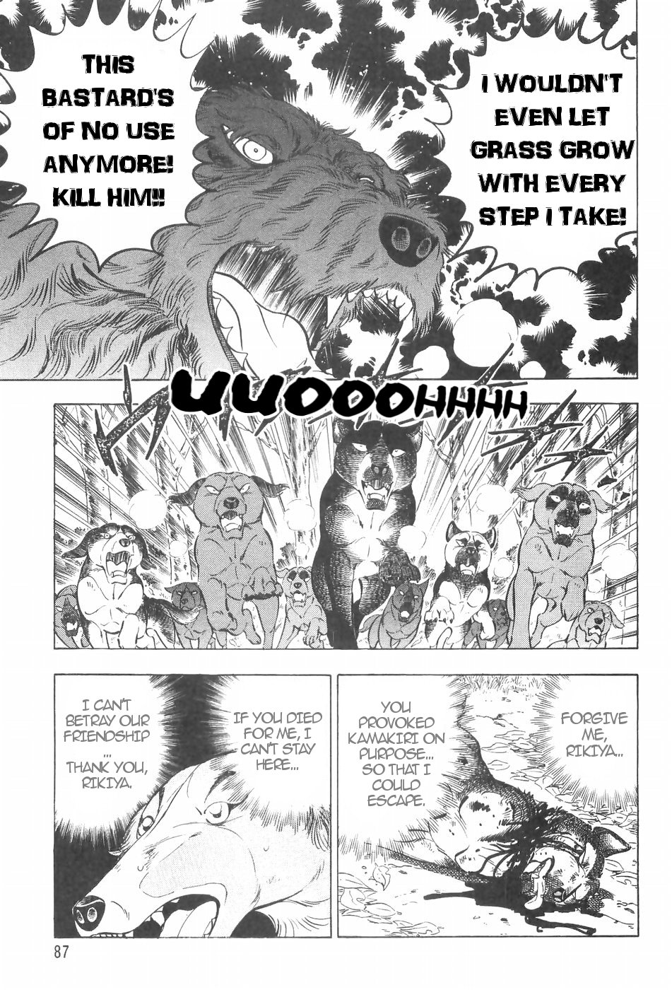 Ginga Densetsu Weed Chapter 124 page 14 - Chapter 124: Rounding up Stray Dogs