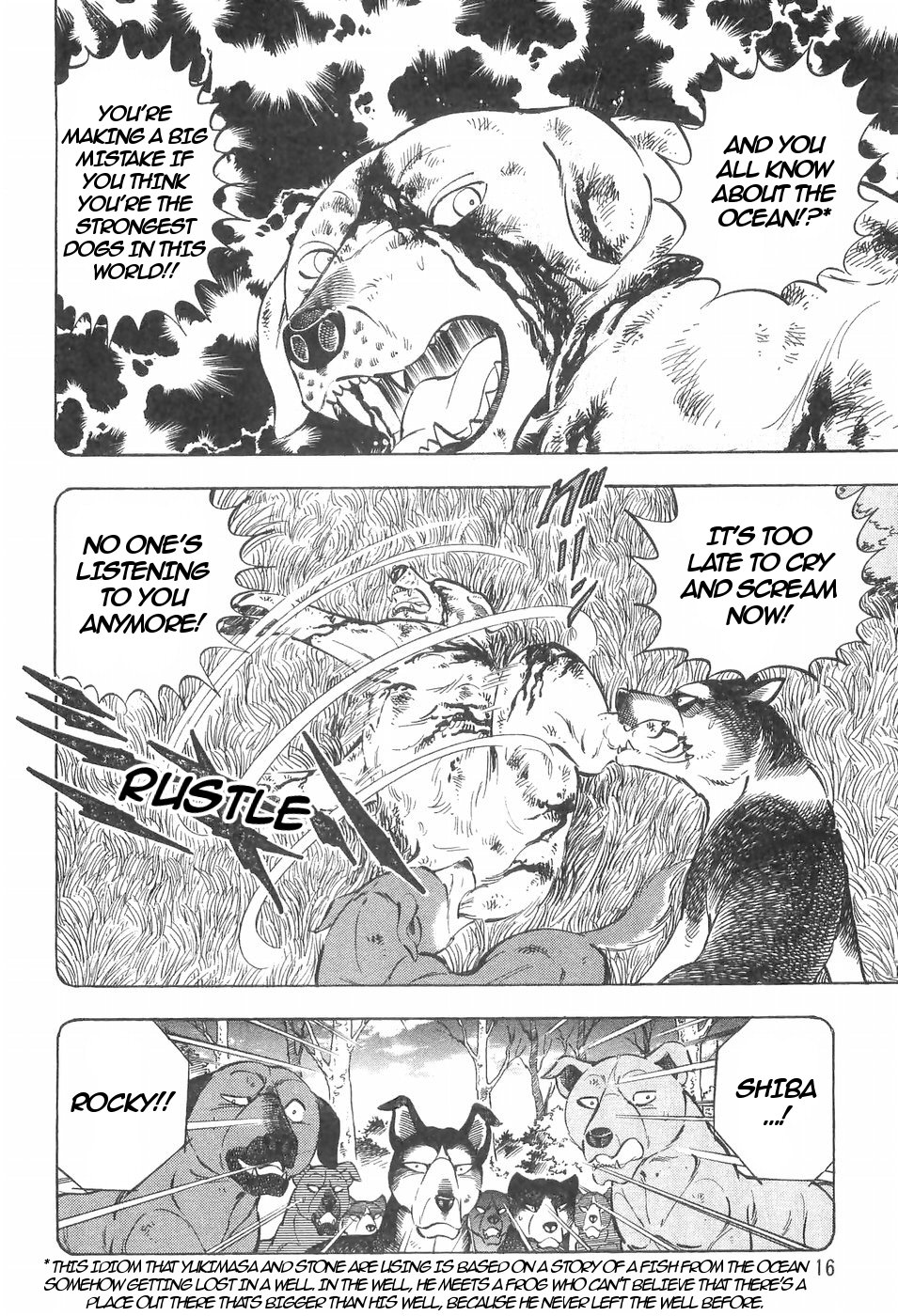 Ginga Densetsu Weed Chapter 130 page 18 - Chapter 130: Emotional Scar