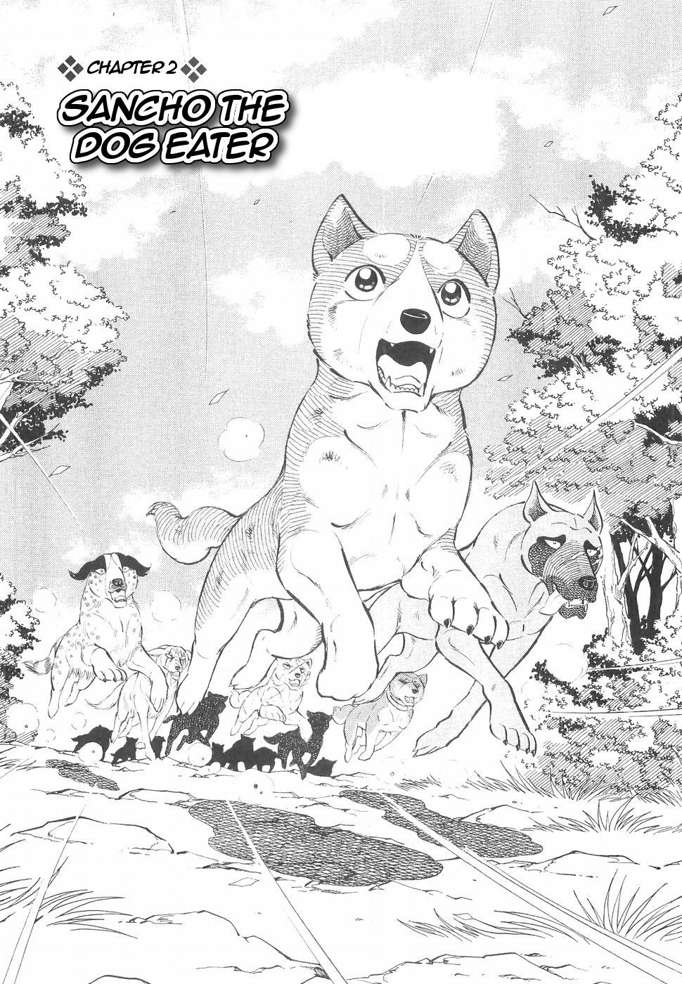 Ginga Densetsu Weed Chapter 140 page 1 - Chapter 140: Sancho the Dog Eater