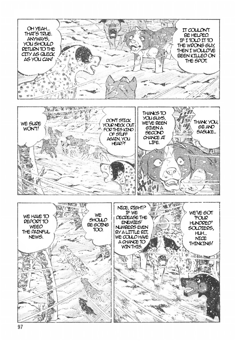 Ginga Densetsu Weed Chapter 159 page 17 - Chapter 159: A Painful Report