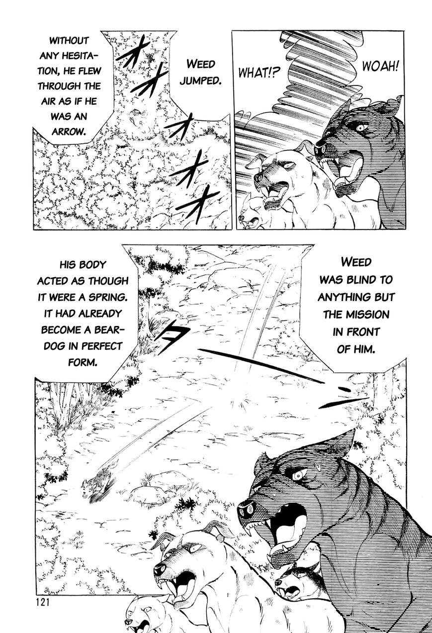 Ginga Densetsu Weed Chapter 16 page 18 - Chapter 16 : A Beardog's Perfect Form