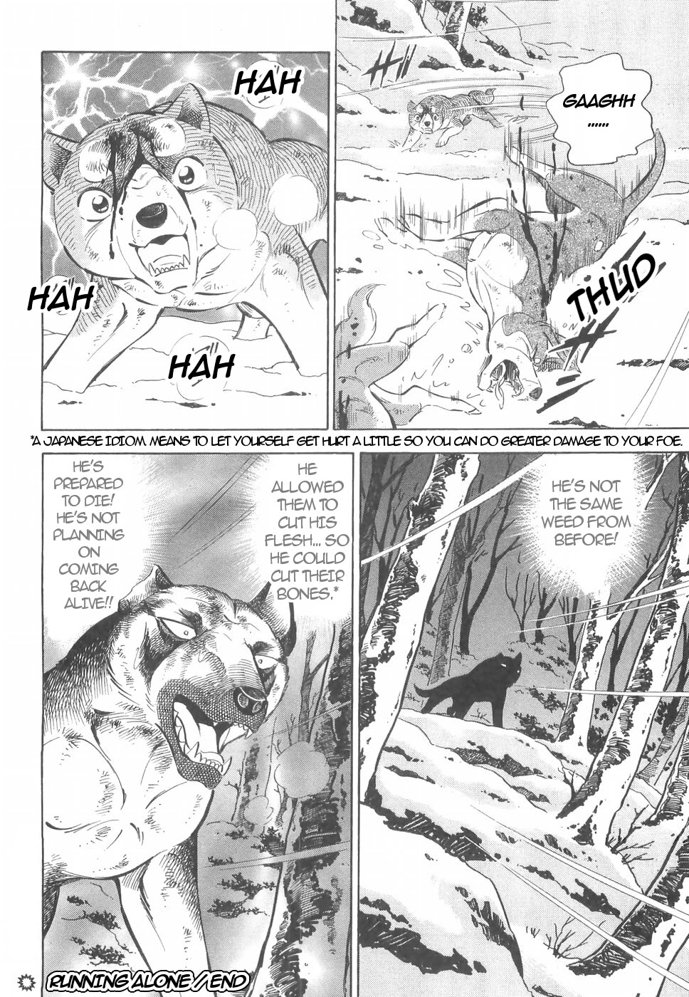 Ginga Densetsu Weed Chapter 161 page 24 - Chapter 161: Running Alone