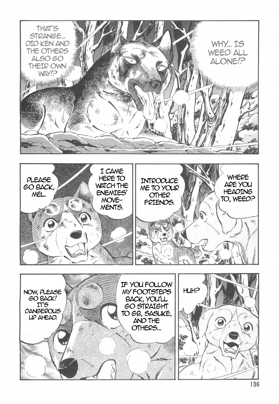 Ginga Densetsu Weed Chapter 161 page 8 - Chapter 161: Running Alone