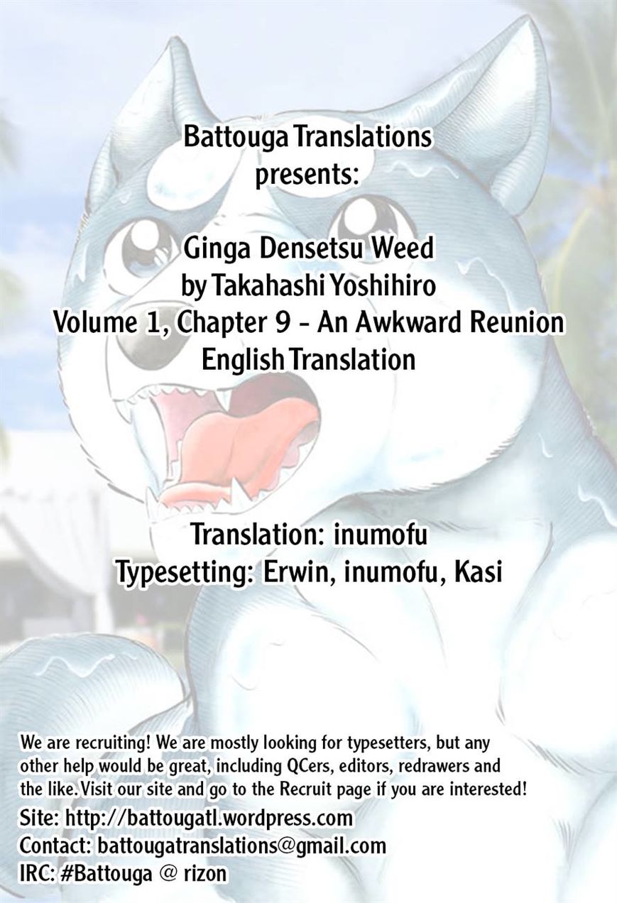 Ginga Densetsu Weed Chapter 9 page 21 - Chapter 9 : An Awkward Reunion