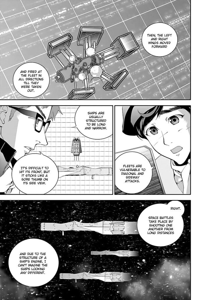 Ginga Eiyuu Densetsu (FUJISAKI Ryu) Chapter 0 page 13 - Chapter 0 : Captain Yang Wen-li - The Sixth Battle of Iserlohn - Skirmish, Part 2 - VS. Rear Admiral Cavotte