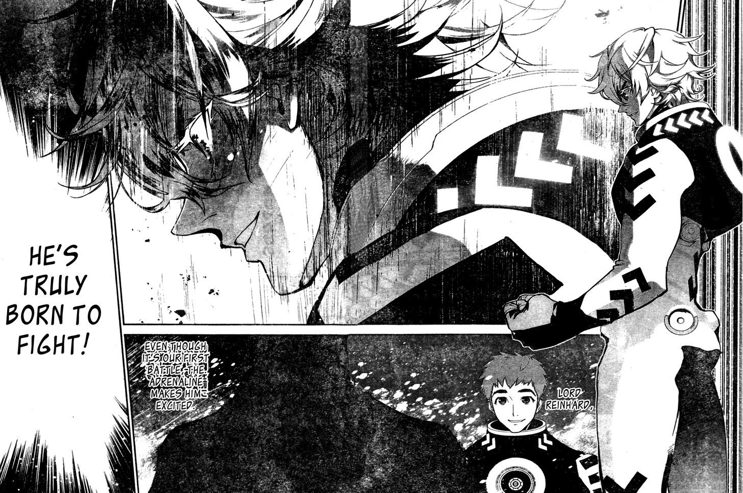 Ginga Eiyuu Densetsu (FUJISAKI Ryu) Chapter 10 page 2 - Chapter 10 : Ensign Reinhard von MÃ¼sel - Planet Kapche-Lanka - Encounter Battle,...