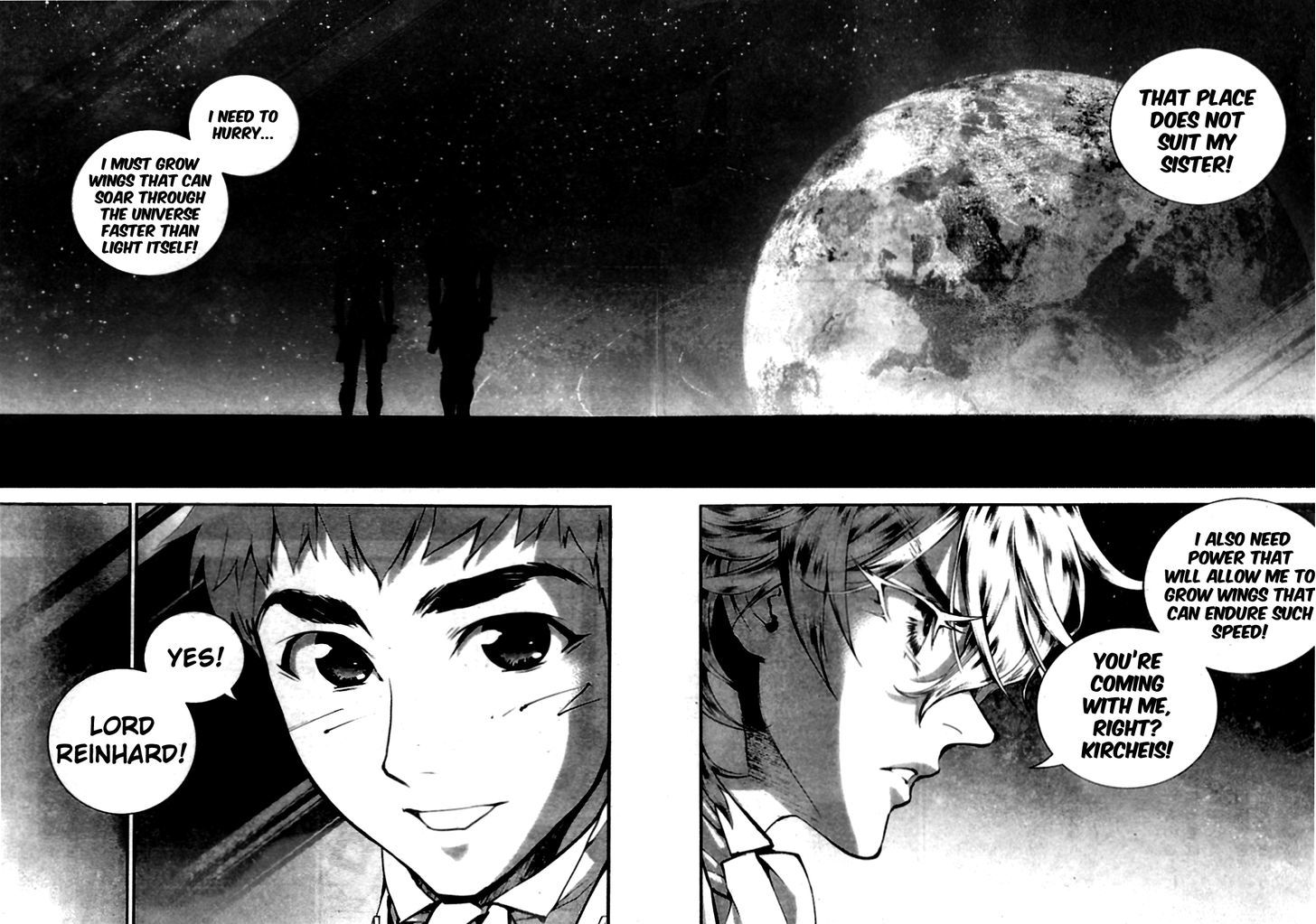 Ginga Eiyuu Densetsu (FUJISAKI Ryu) Chapter 14 page 16 - Chapter 14 : Sub-lieutenant Reinhard von MÃ¼sel - Annerose's Mansion; Free Planet...