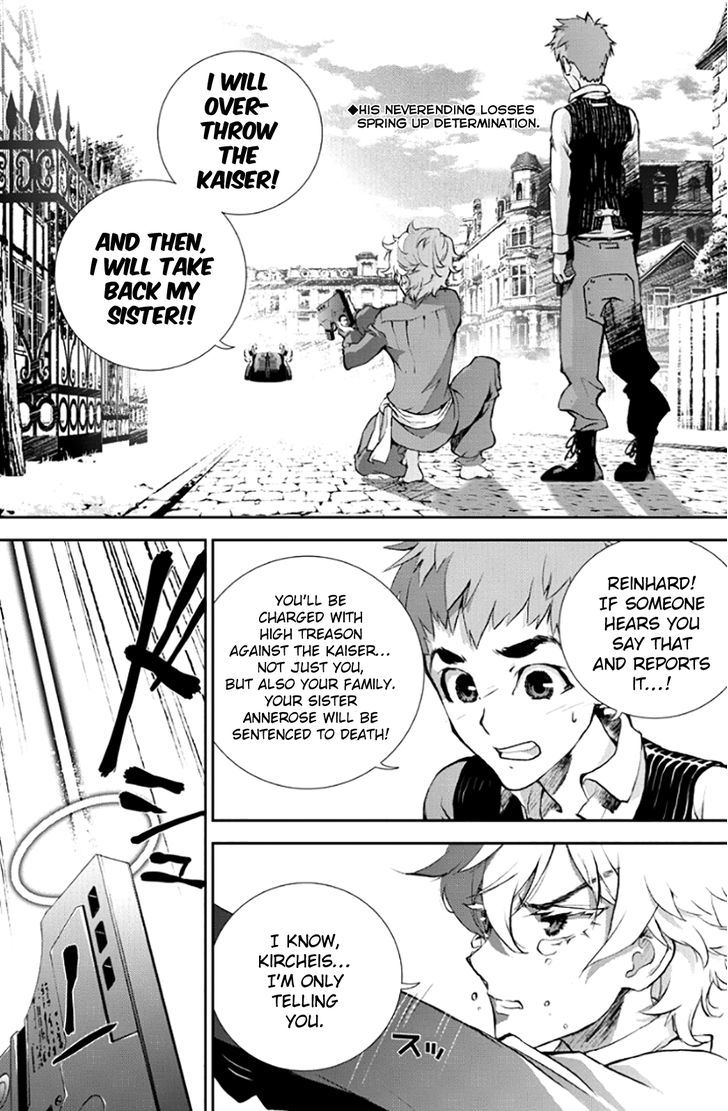 Ginga Eiyuu Densetsu (FUJISAKI Ryu) Chapter 2 page 1 - Chapter 2 : The Childhood of Reinhard von MÃ¼sel II: Officer Academy Years I