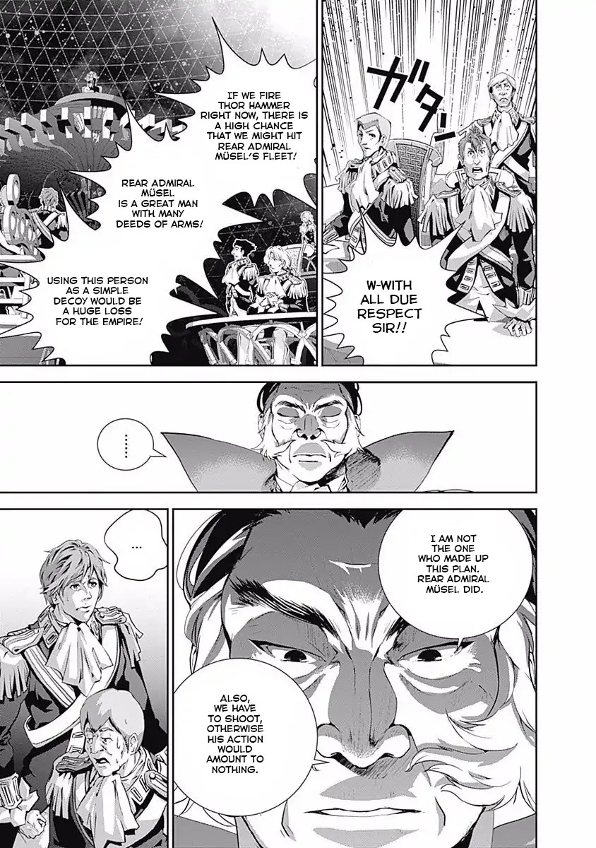 Ginga Eiyuu Densetsu (FUJISAKI Ryu) Chapter 28 page 13 - Chapter 28: Captain Yang Wen-li - The Sixth Battle of Iserlohn : Thor Hammer