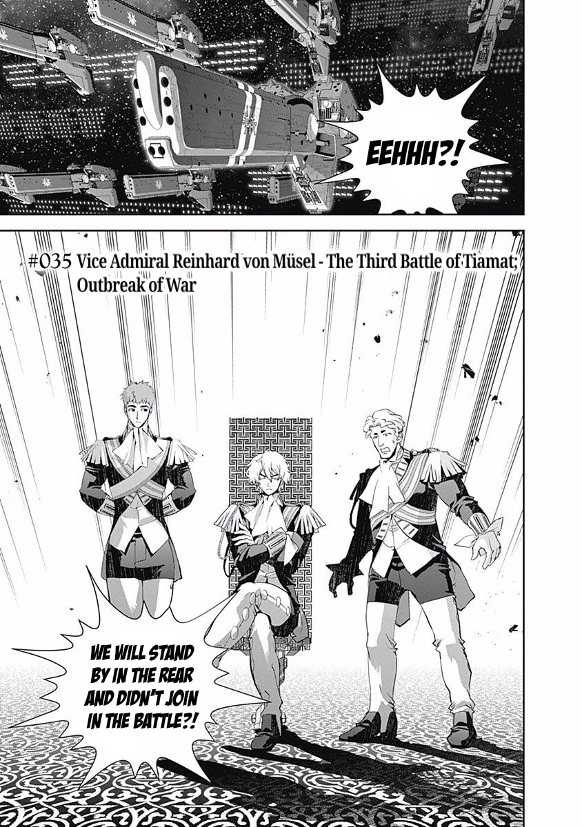 Ginga Eiyuu Densetsu (FUJISAKI Ryu) Chapter 35 page 2 - Chapter 35: Vice Admiral Reinhard von Müsel - The Third Battle of Tiamat; Outbreak of War