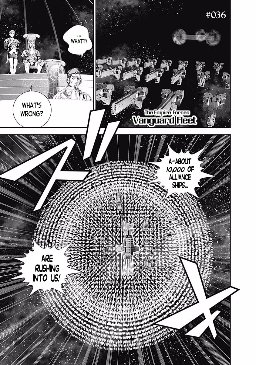 Ginga Eiyuu Densetsu (FUJISAKI Ryu) Chapter 36 page 2 - Chapter 36: Vice Admiral Reinhard von Müsel - The Third Battle of Tiamat; Holland's Reckless Act
