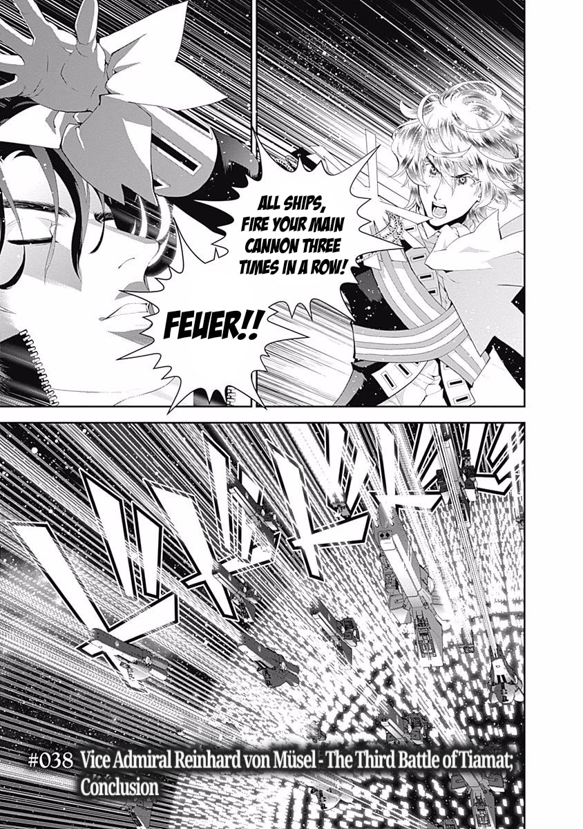 Ginga Eiyuu Densetsu (FUJISAKI Ryu) Chapter 38 page 1 - Chapter 38: Vice Admiral Reinhard von Müsel - The Third Battle of Tiamat; Conclusion