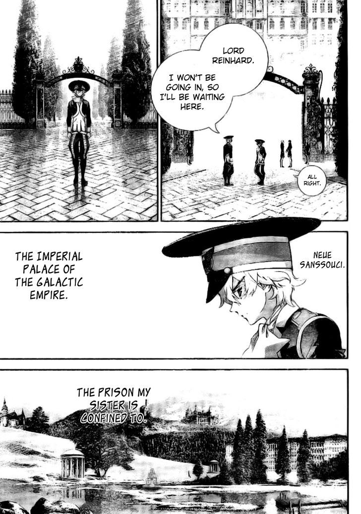 Ginga Eiyuu Densetsu (FUJISAKI Ryu) Chapter 4 page 14 - Chapter 4 : Yang Wen-li Makes an Appearance: Reinhard von Müsel Graduates From ...