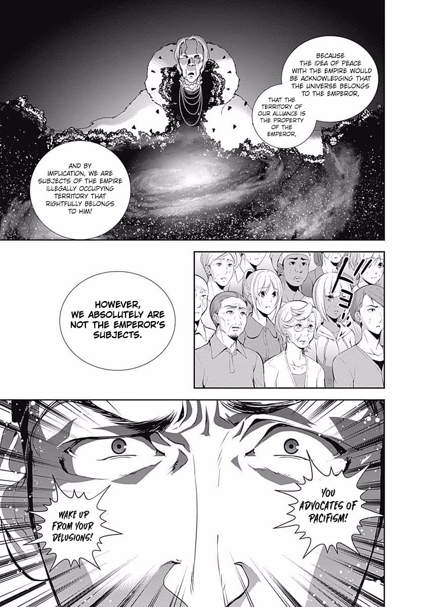 Ginga Eiyuu Densetsu (FUJISAKI Ryu) Chapter 44 page 10 - Chapter 44: Commodore Yang Wenli - Capital Planet Heinesen: Chairman of the National Defence Committee - Job Trunicht.