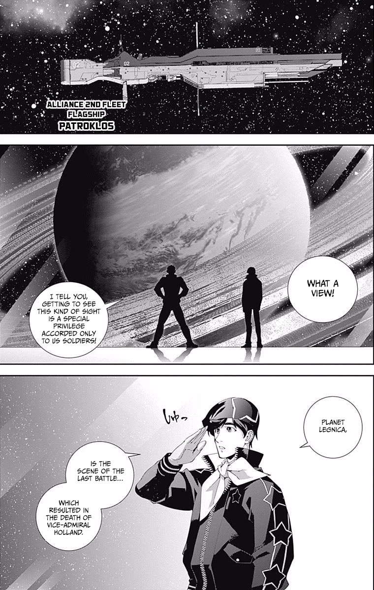 Ginga Eiyuu Densetsu (FUJISAKI Ryu) Chapter 45 page 10 - Chapter 45: Commodore Yang Wen-li – The Fourth Battle of the Tiamat System: The Battle for Planet Legnica (Part 1)