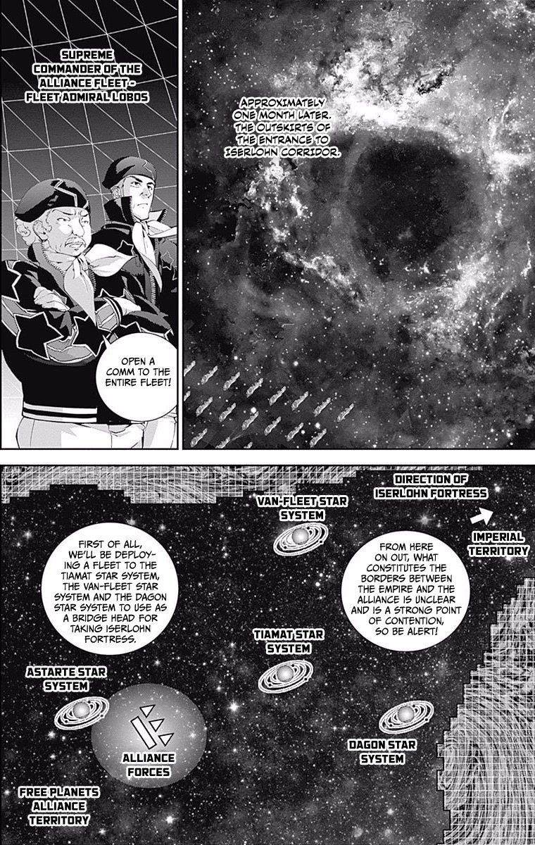 Ginga Eiyuu Densetsu (FUJISAKI Ryu) Chapter 45 page 7 - Chapter 45: Commodore Yang Wen-li – The Fourth Battle of the Tiamat System: The Battle for Planet Legnica (Part 1)