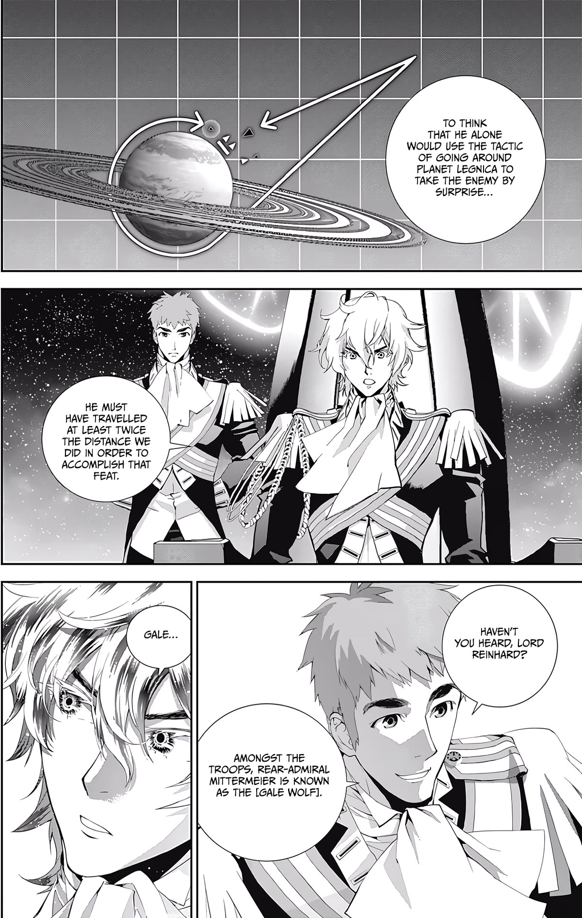 Ginga Eiyuu Densetsu (FUJISAKI Ryu) Chapter 46 page 14 - Chapter 46: Commodore Yang Wen-li – The Fourth Battle of the Tiamat System – The Battle for Planet Legnica (Part II)