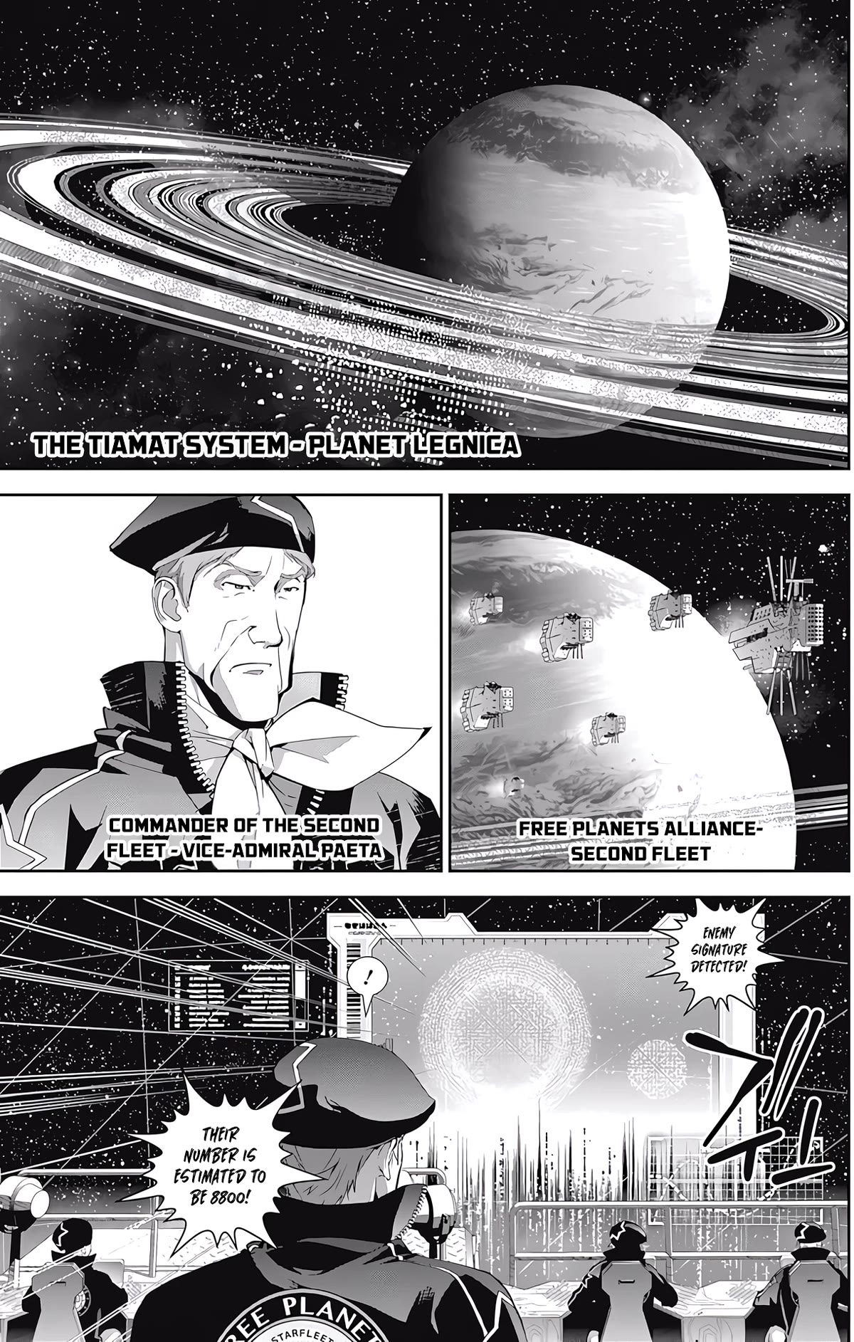 Ginga Eiyuu Densetsu (FUJISAKI Ryu) Chapter 46 page 3 - Chapter 46: Commodore Yang Wen-li – The Fourth Battle of the Tiamat System – The Battle for Planet Legnica (Part II)