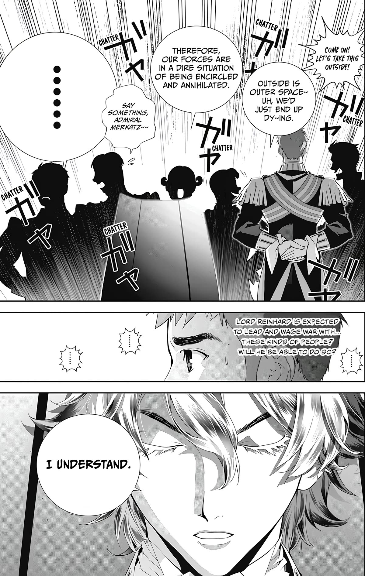 Ginga Eiyuu Densetsu (FUJISAKI Ryu) Chapter 51 page 15 - Chapter 51: High Admiral Reinhard von Lohengramm - The Battle of Astarte: In the Middle of the Eternal Night