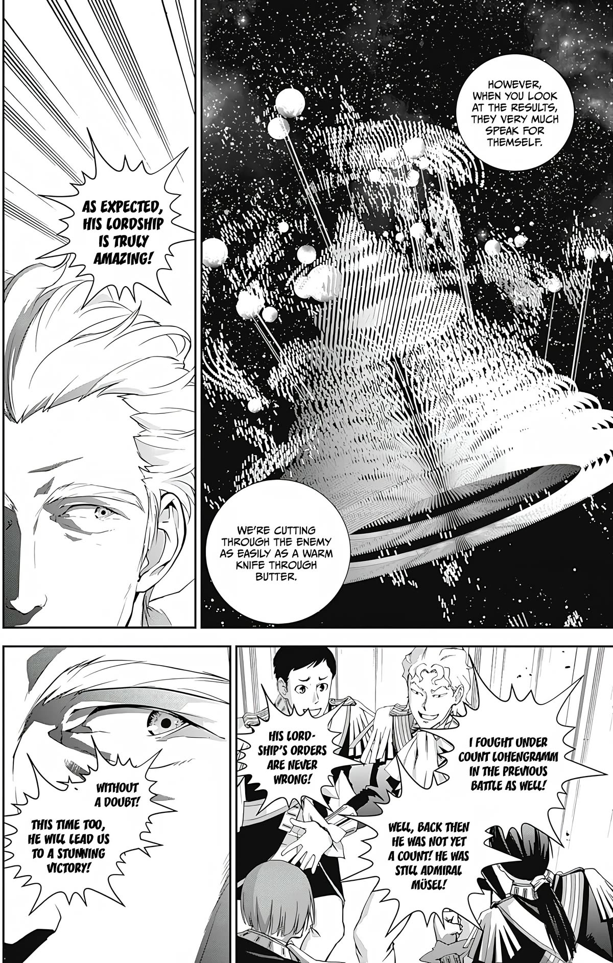 Ginga Eiyuu Densetsu (FUJISAKI Ryu) Chapter 53 page 8 - Chapter 53: High Admiral Reinhard von Lohengramm - The Battle of Astarte: Crushing Everyone (Part II)