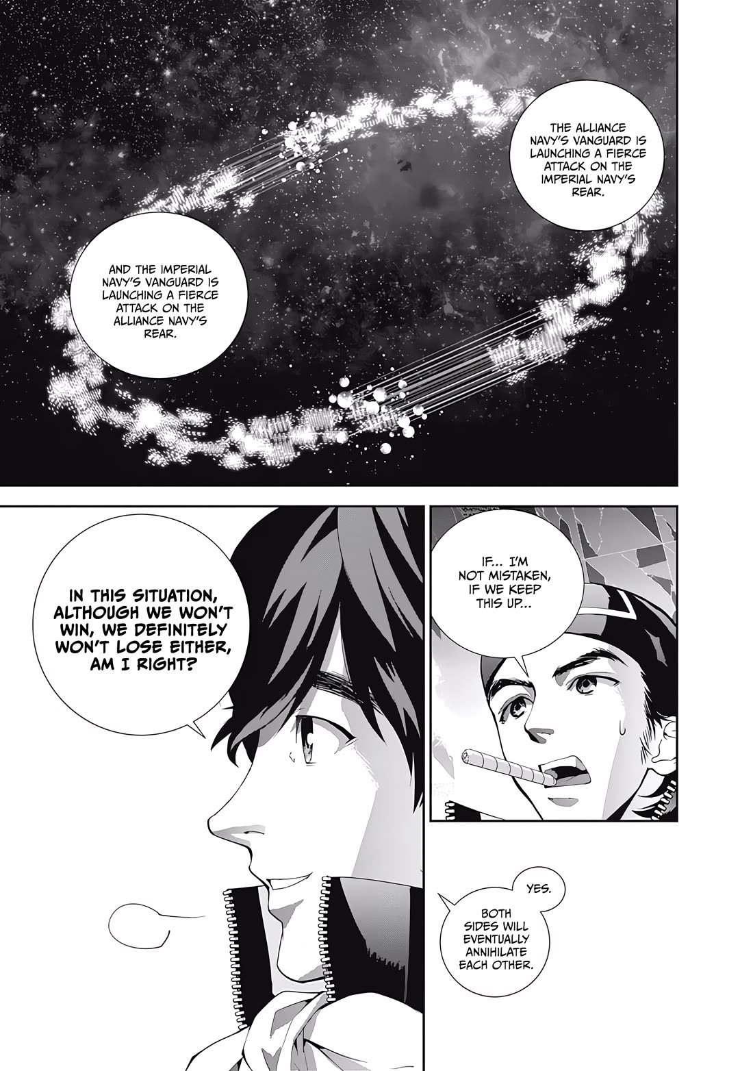 Ginga Eiyuu Densetsu (FUJISAKI Ryu) Chapter 57 page 23 - Chapter 57: High Admiral Reinhard von Lohengramm – The Battle of Astarte: Unbeaten and Invincible (Part II)