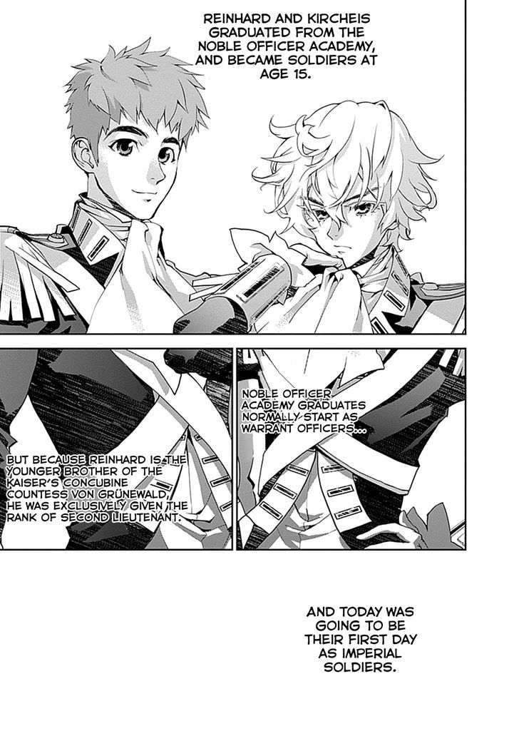 Ginga Eiyuu Densetsu (FUJISAKI Ryu) Chapter 6 page 4 - Chapter 6 : Reinhard von MÃ¼sel Enters the Imperial Army: Arrival at Planet Kapc...