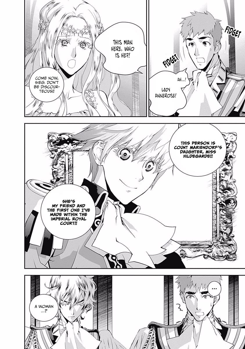 Ginga Eiyuu Densetsu (FUJISAKI Ryu) Chapter 64 page 12 - Chapter 64: Imperial Fleet Admiral Reinhard von Lohengramm - Capital Planet Odin: Beenemünde's Assassin?