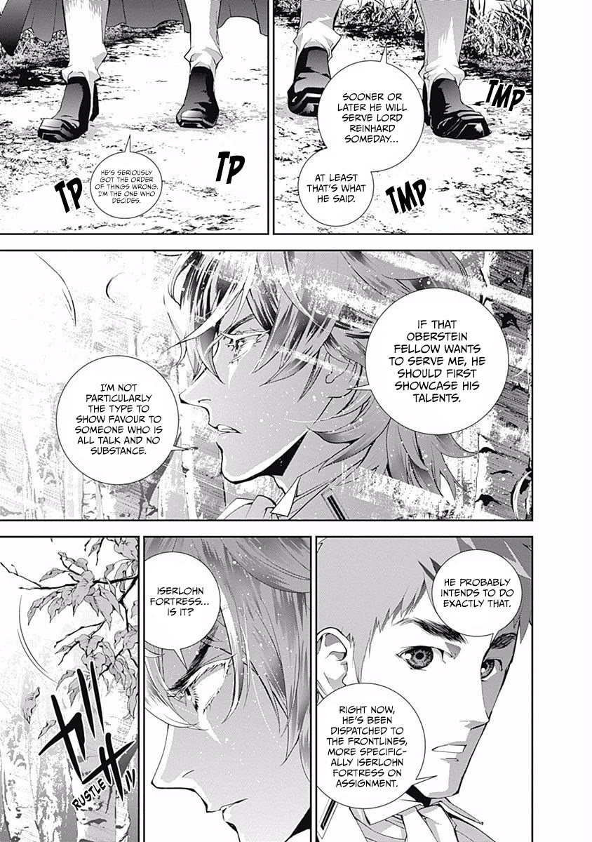 Ginga Eiyuu Densetsu (FUJISAKI Ryu) Chapter 64 page 4 - Chapter 64: Imperial Fleet Admiral Reinhard von Lohengramm - Capital Planet Odin: Beenemünde's Assassin?