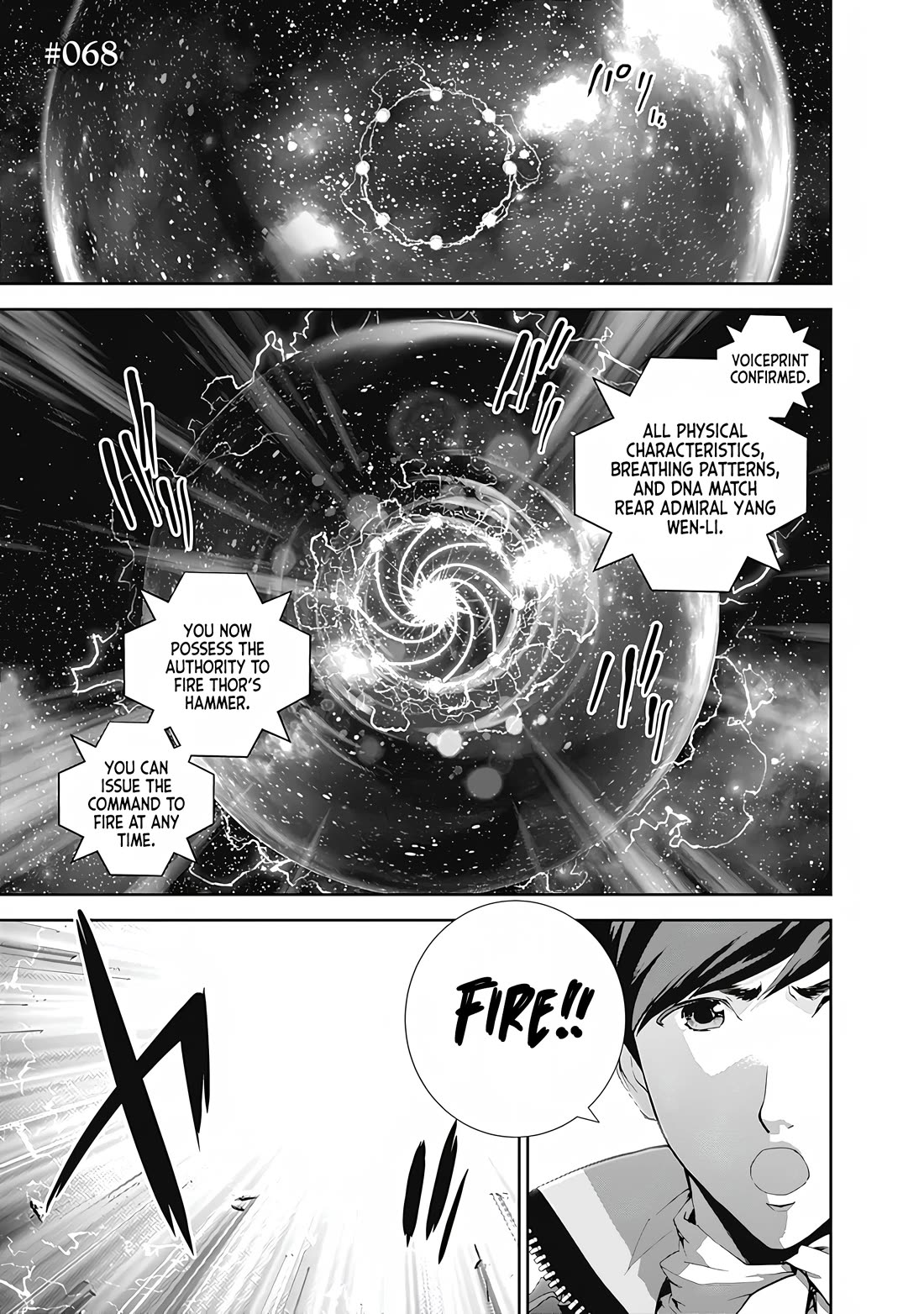 Ginga Eiyuu Densetsu (FUJISAKI Ryu) Chapter 68 page 1 - Chapter 68: Rear Admiral Yang Wen-li - Iserlohn Corridor: The Capture of Iserlohn Fortress (Part IV)