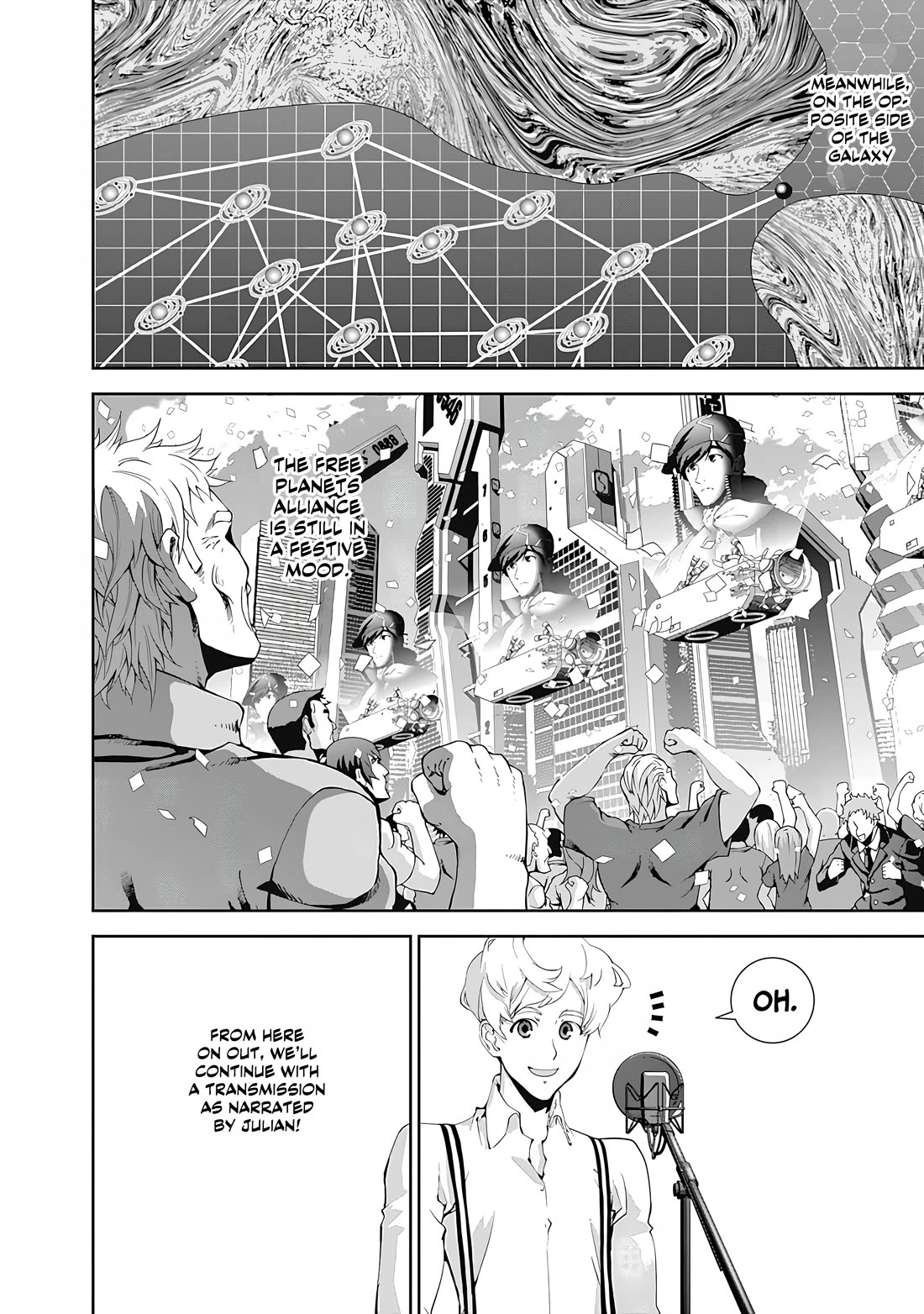 Ginga Eiyuu Densetsu (FUJISAKI Ryu) Chapter 69 page 7 - Chapter 69: Rear Admiral Yang Wen-li – Capital Planet Heinessen: A Hero’s Triumphant Return