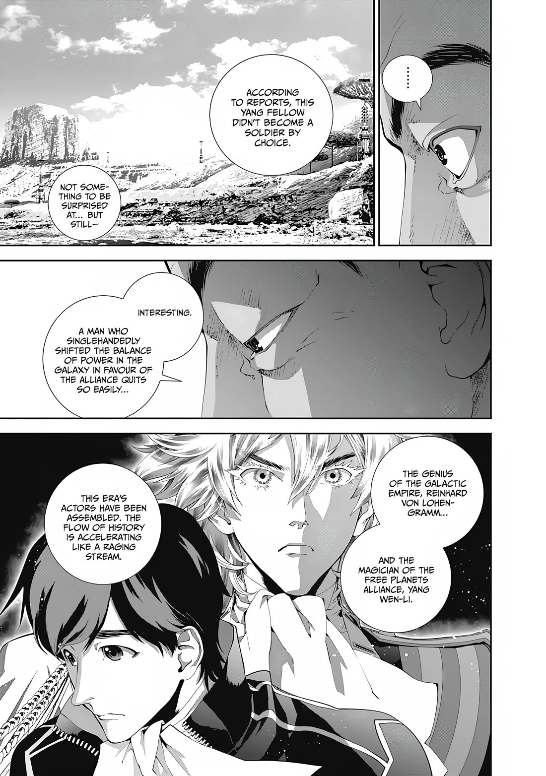 Ginga Eiyuu Densetsu (FUJISAKI Ryu) Chapter 70 page 12 - Chapter 70: Rear Admiral Yang Wen-li – Capital Planet Heinessen: Retiring from Military Service