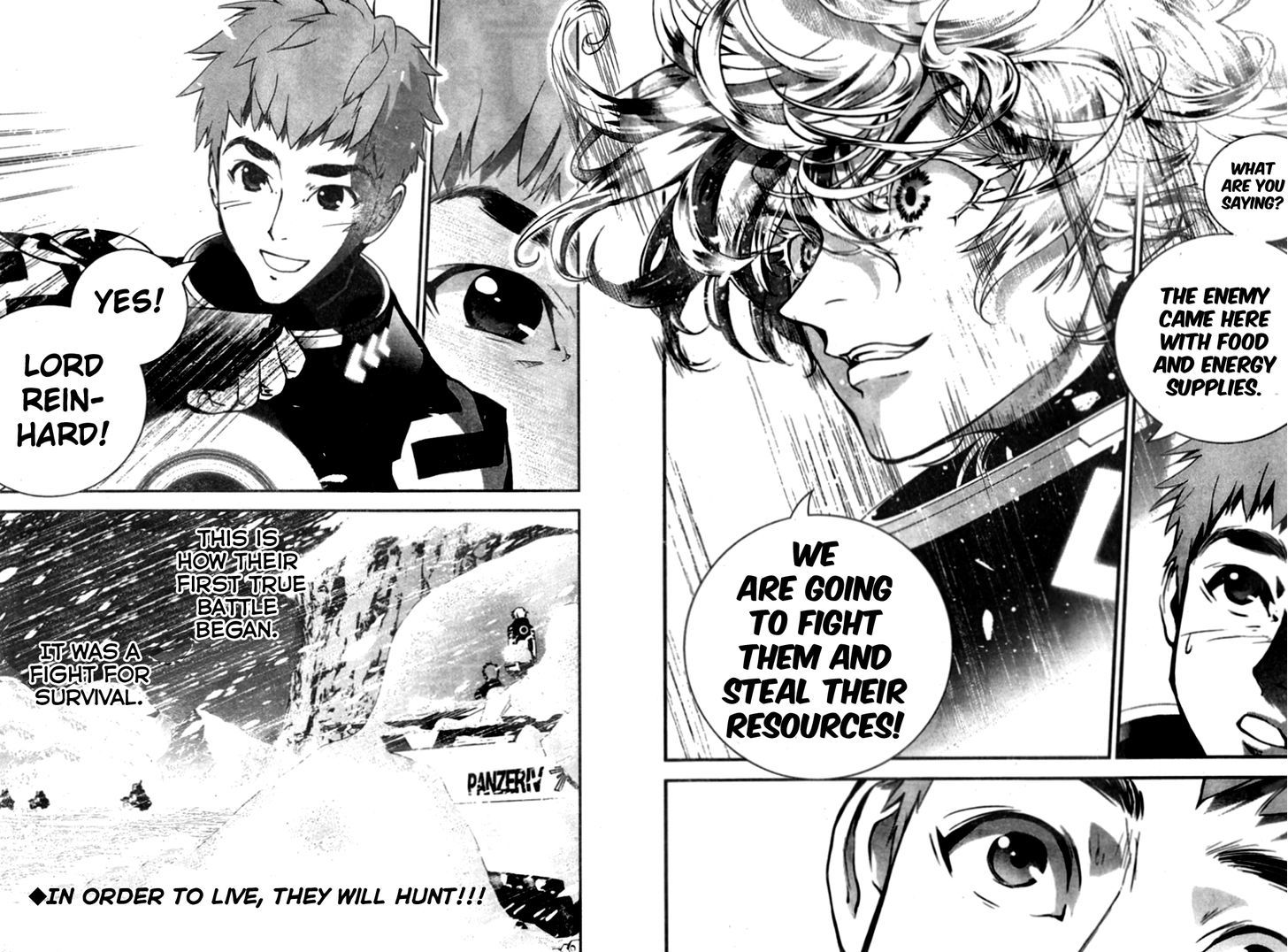 Ginga Eiyuu Densetsu (FUJISAKI Ryu) Chapter 9 page 19 - Chapter 9 : Ensign Reinhard von MÃ¼sel - Planet Kapche-Lanka - Encounter Battle,...