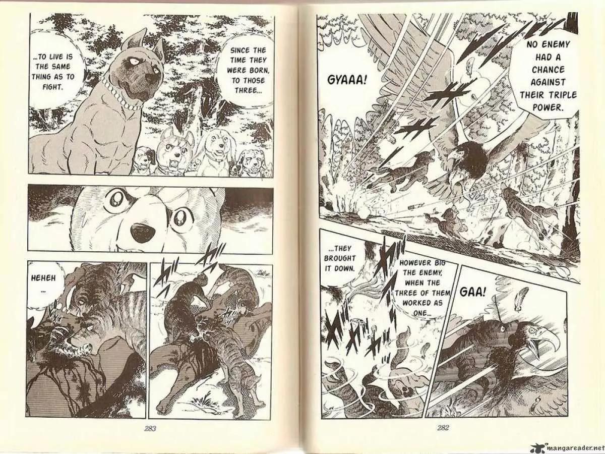 Ginga Nagareboshi Gin Chapter 4.2 page 8 - Vol.4 Chapter 2: Demon Dogs! The Three Brothers of Kai