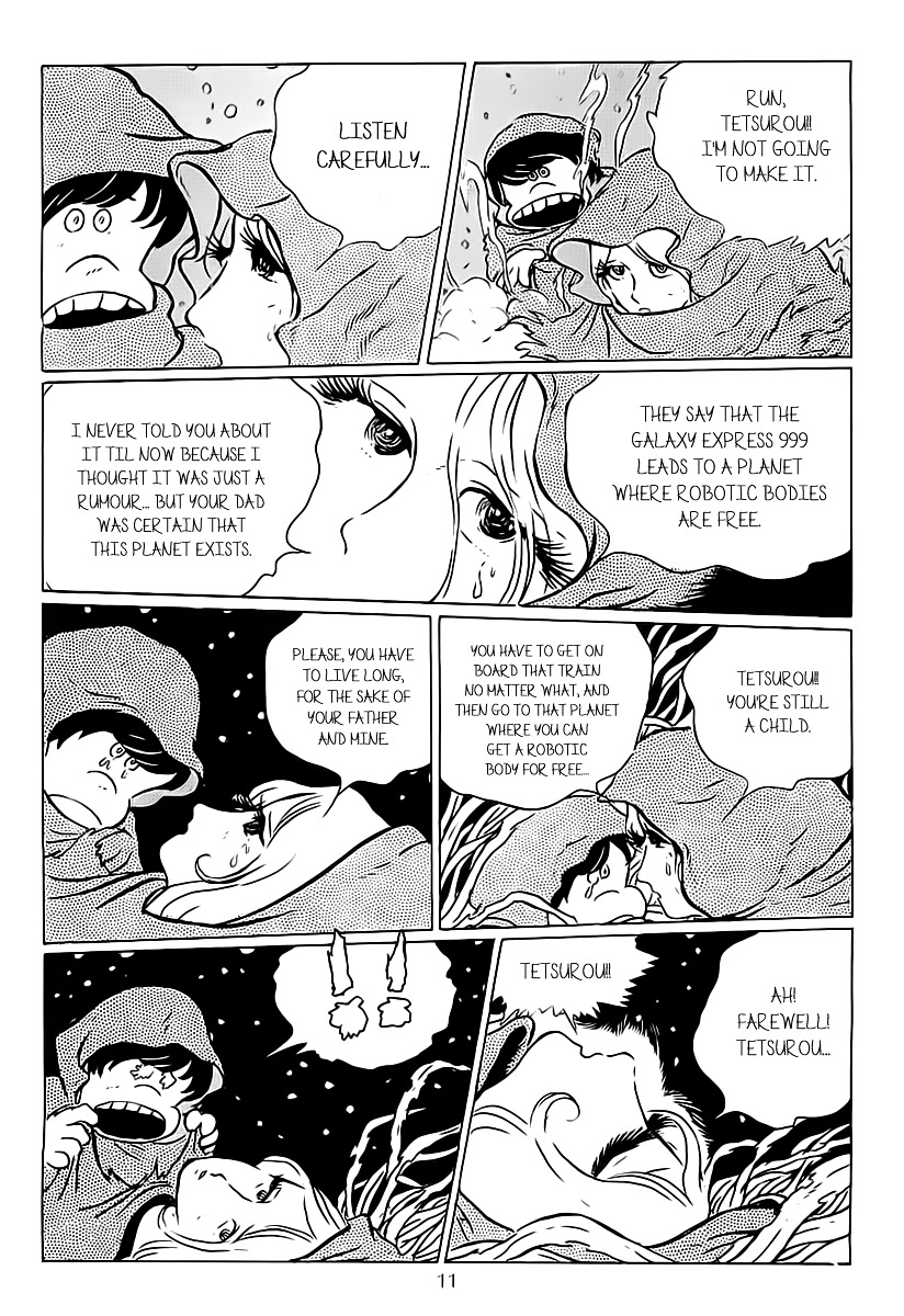 Ginga Tetsudou 999 Chapter 1.2 page 11 - Chapter 1 v2 : The Ballad of Departure