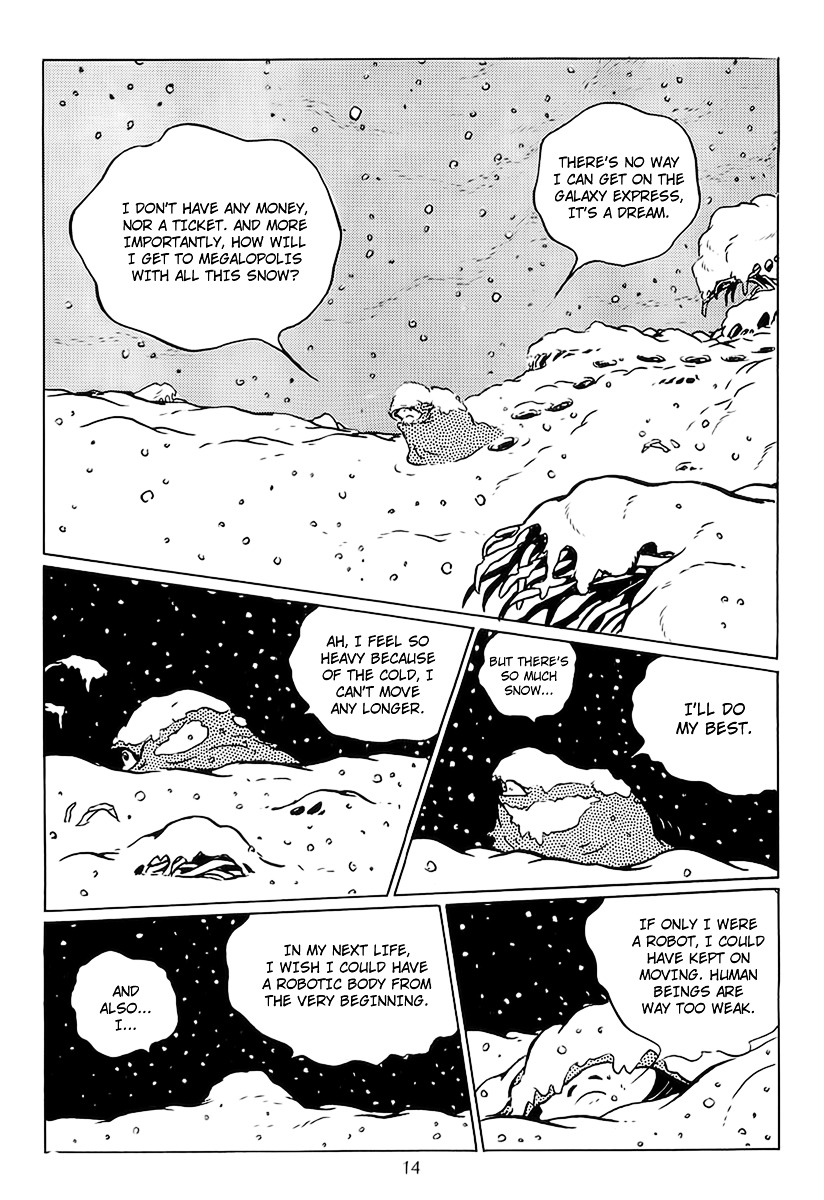 Ginga Tetsudou 999 Chapter 1.2 page 14 - Chapter 1 v2 : The Ballad of Departure