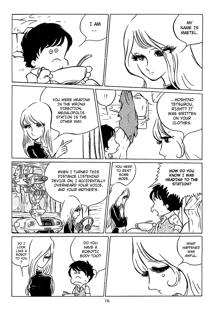 Ginga Tetsudou 999 Chapter 1.2 page 16 - Chapter 1 v2 : The Ballad of Departure