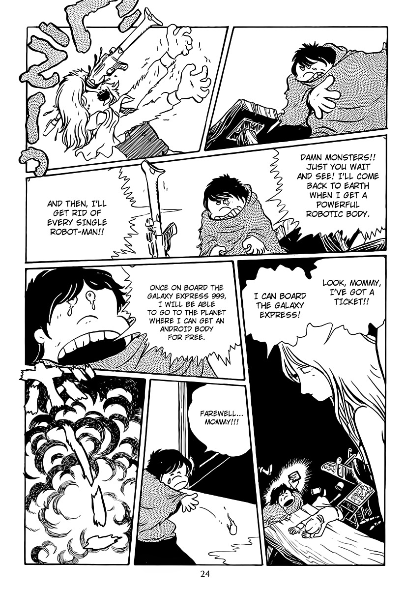Ginga Tetsudou 999 Chapter 1.2 page 24 - Chapter 1 v2 : The Ballad of Departure