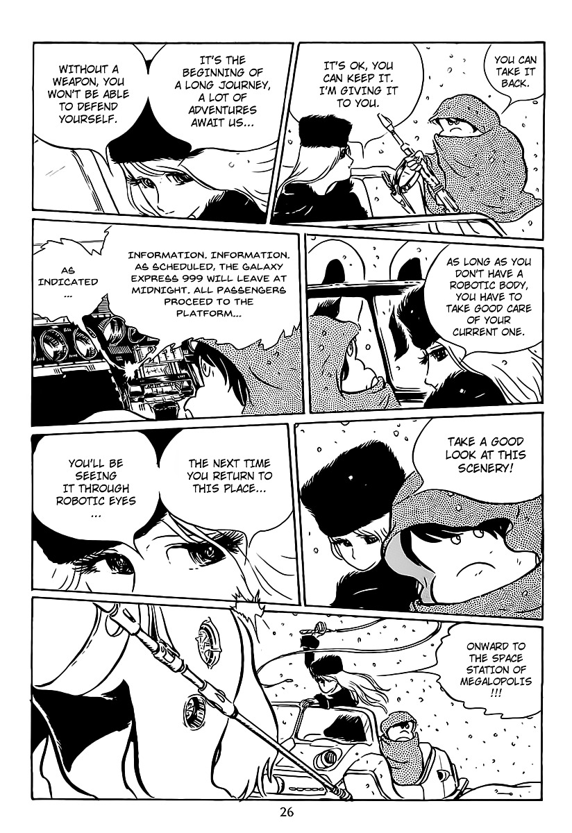 Ginga Tetsudou 999 Chapter 1.2 page 26 - Chapter 1 v2 : The Ballad of Departure