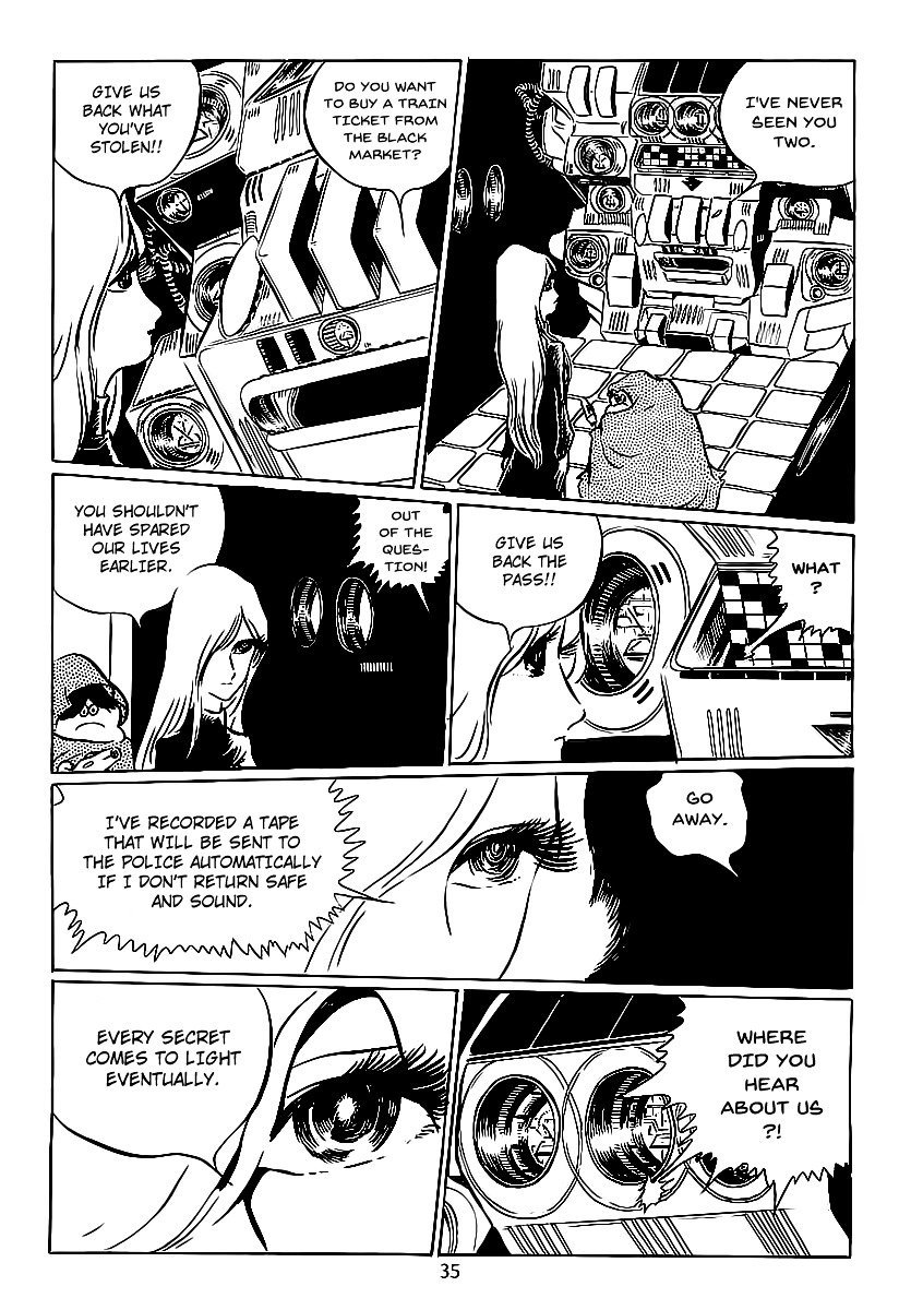 Ginga Tetsudou 999 Chapter 1.2 page 35 - Chapter 1 v2 : The Ballad of Departure
