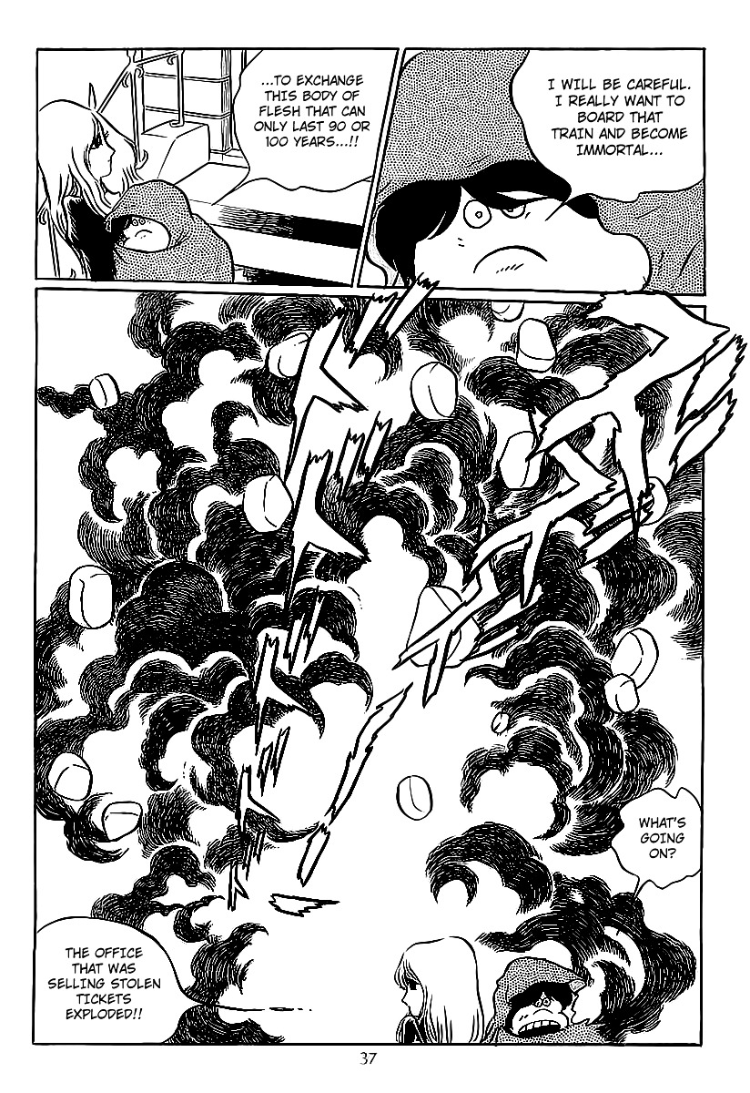 Ginga Tetsudou 999 Chapter 1.2 page 37 - Chapter 1 v2 : The Ballad of Departure