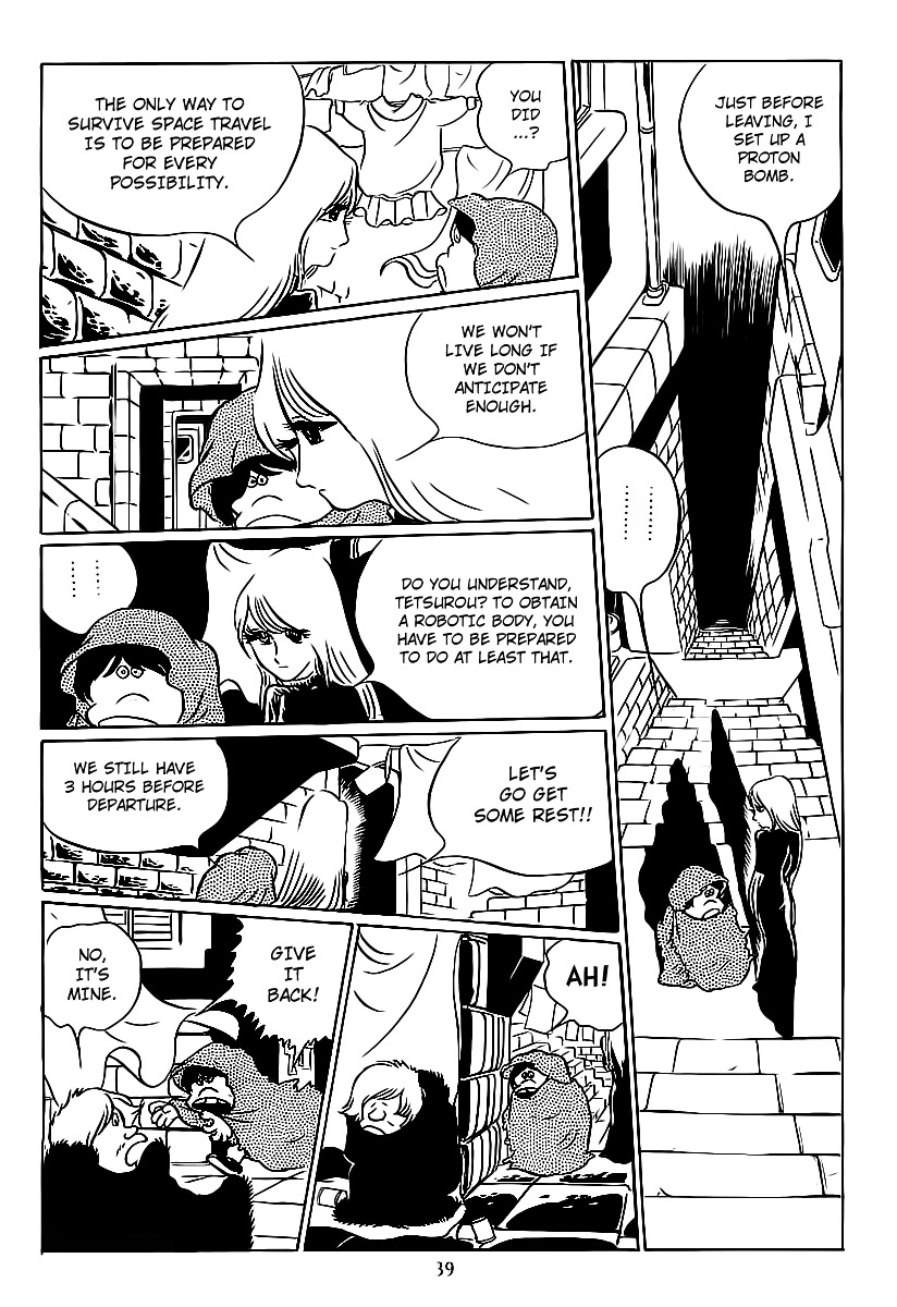 Ginga Tetsudou 999 Chapter 1.2 page 39 - Chapter 1 v2 : The Ballad of Departure