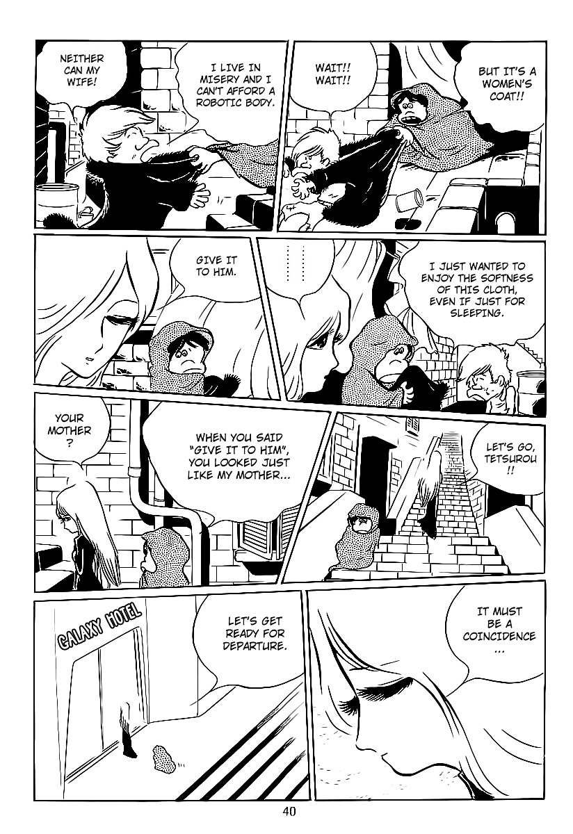 Ginga Tetsudou 999 Chapter 1.2 page 40 - Chapter 1 v2 : The Ballad of Departure