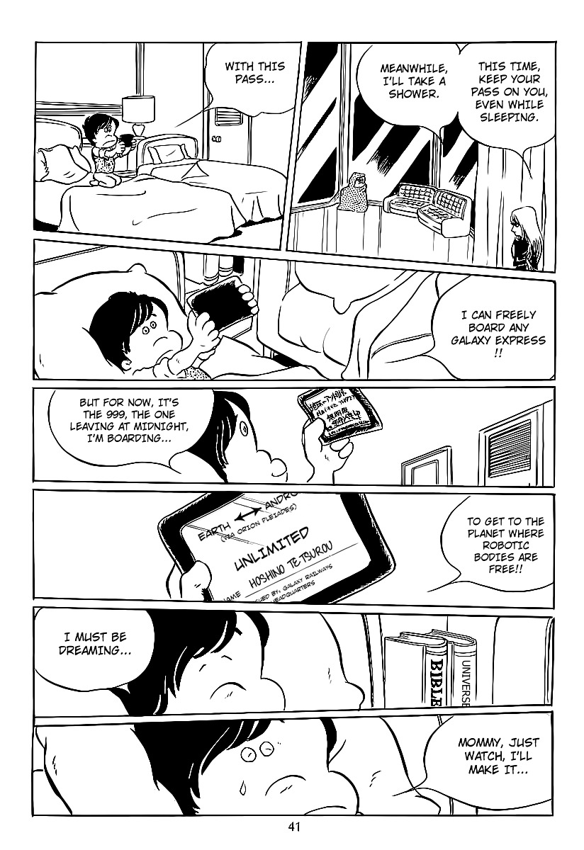 Ginga Tetsudou 999 Chapter 1.2 page 41 - Chapter 1 v2 : The Ballad of Departure