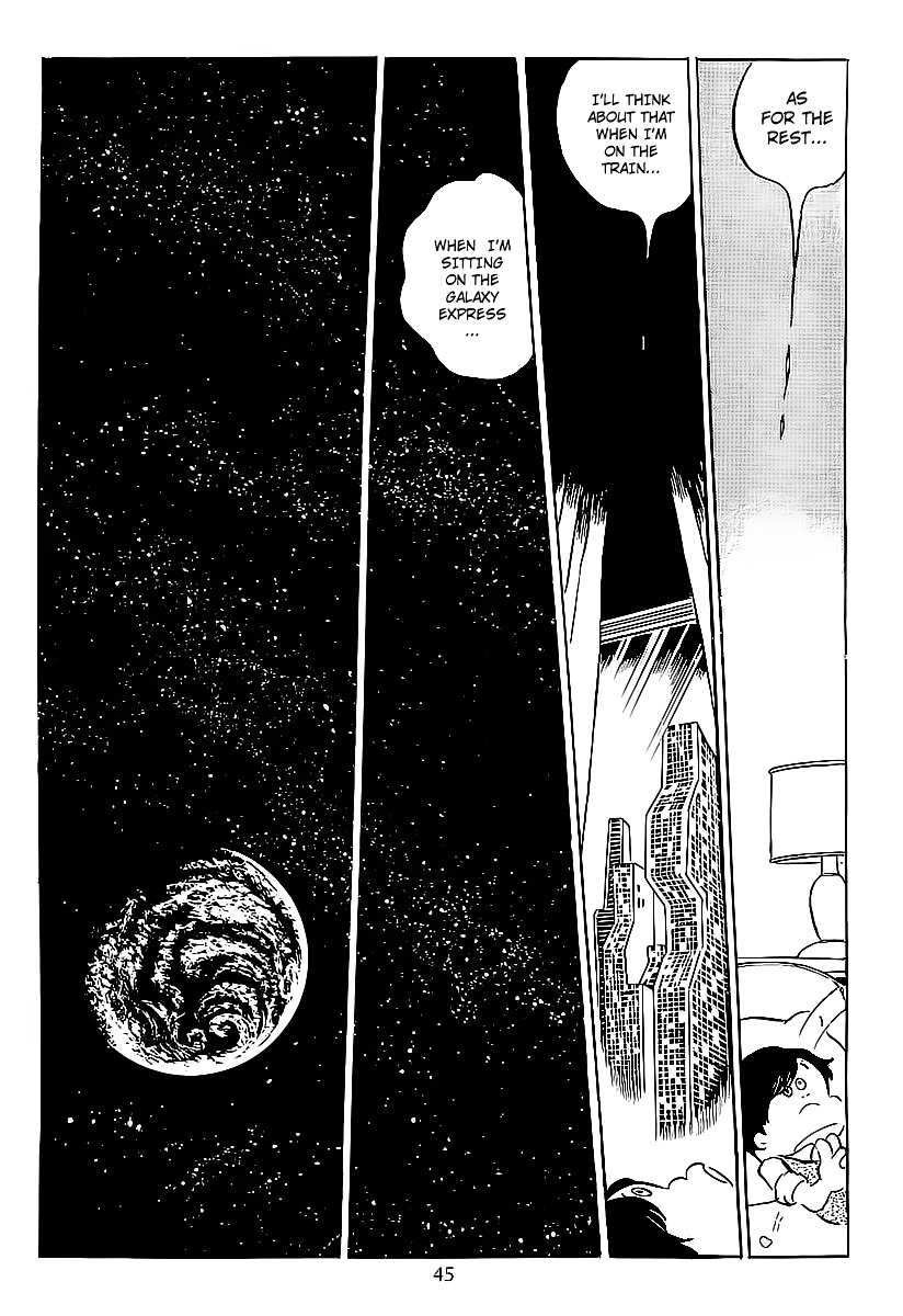 Ginga Tetsudou 999 Chapter 1.2 page 45 - Chapter 1 v2 : The Ballad of Departure