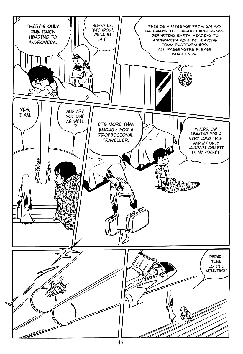 Ginga Tetsudou 999 Chapter 1.2 page 46 - Chapter 1 v2 : The Ballad of Departure